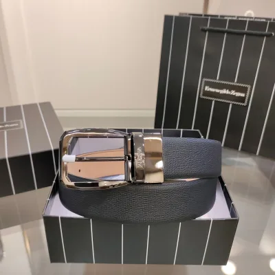 Zegna Formal Wear replika lyx Kohud Casual B?¡èlte Herr Bredd