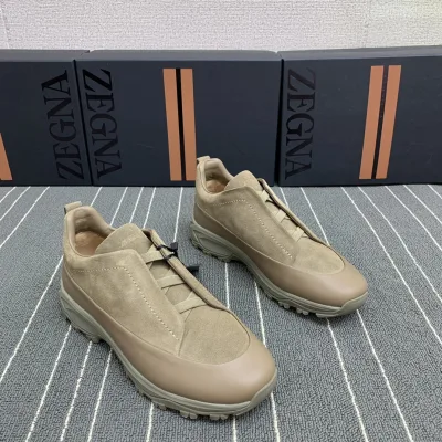 Zegna Jacke Replik Super Klon Khaki Wildleder Kalbsleder Eigenschaften