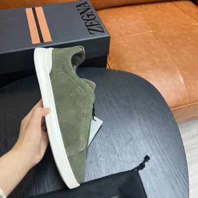 Zegna Sneakers Replik 1:1 Streifen Sportlich Casual Modern Hot Seller