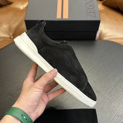 Zegna Sneakers Replik 1:1 Streifen Sportlich Casual Modern Hot Seller
