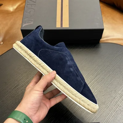 Zegna Sneakers Replik Luxus 1:1 Streifen Sportlich Casual Modern Hot