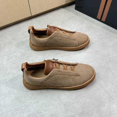 Zegna Sneakers Replika Luxus Rindsleder Original Ultra End Futter