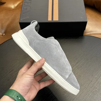 Zegna Sneakers Replik Luxus Streifen Sportlich Casual Modern Hot Seller